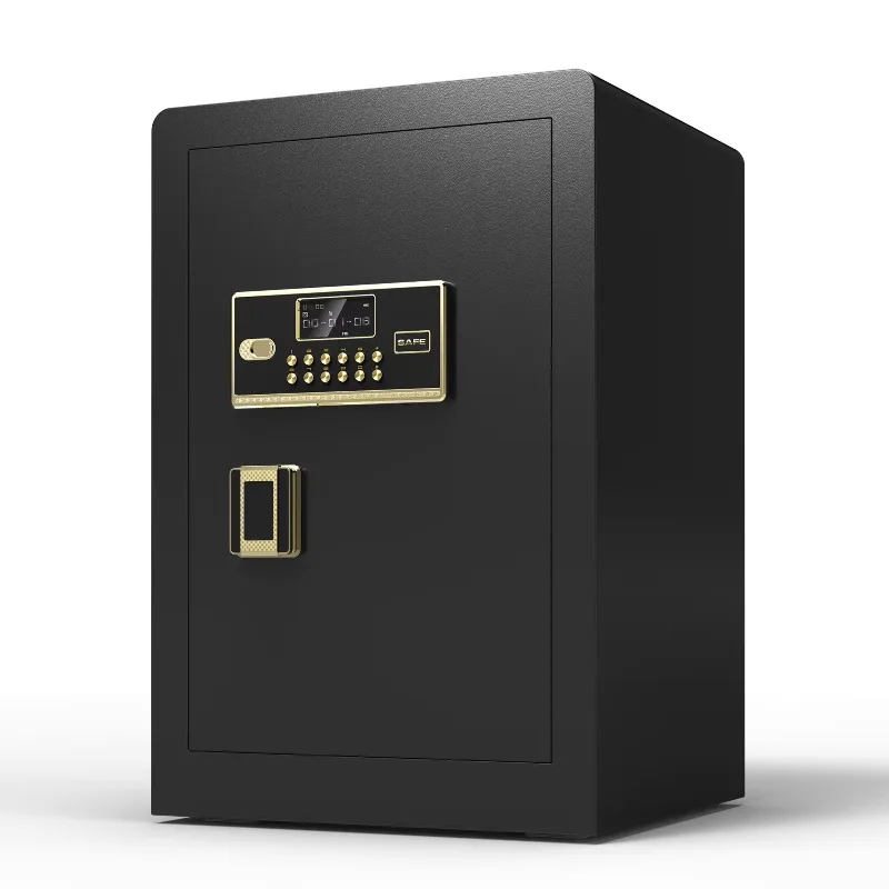 صندوق الأمان الرقمي المضاد للسرقة - بصمة الإصبع ولوحة المفاتيح الإلكترونية آمنة للمكتب المنزلي مع تصميم مضاد للتخزين