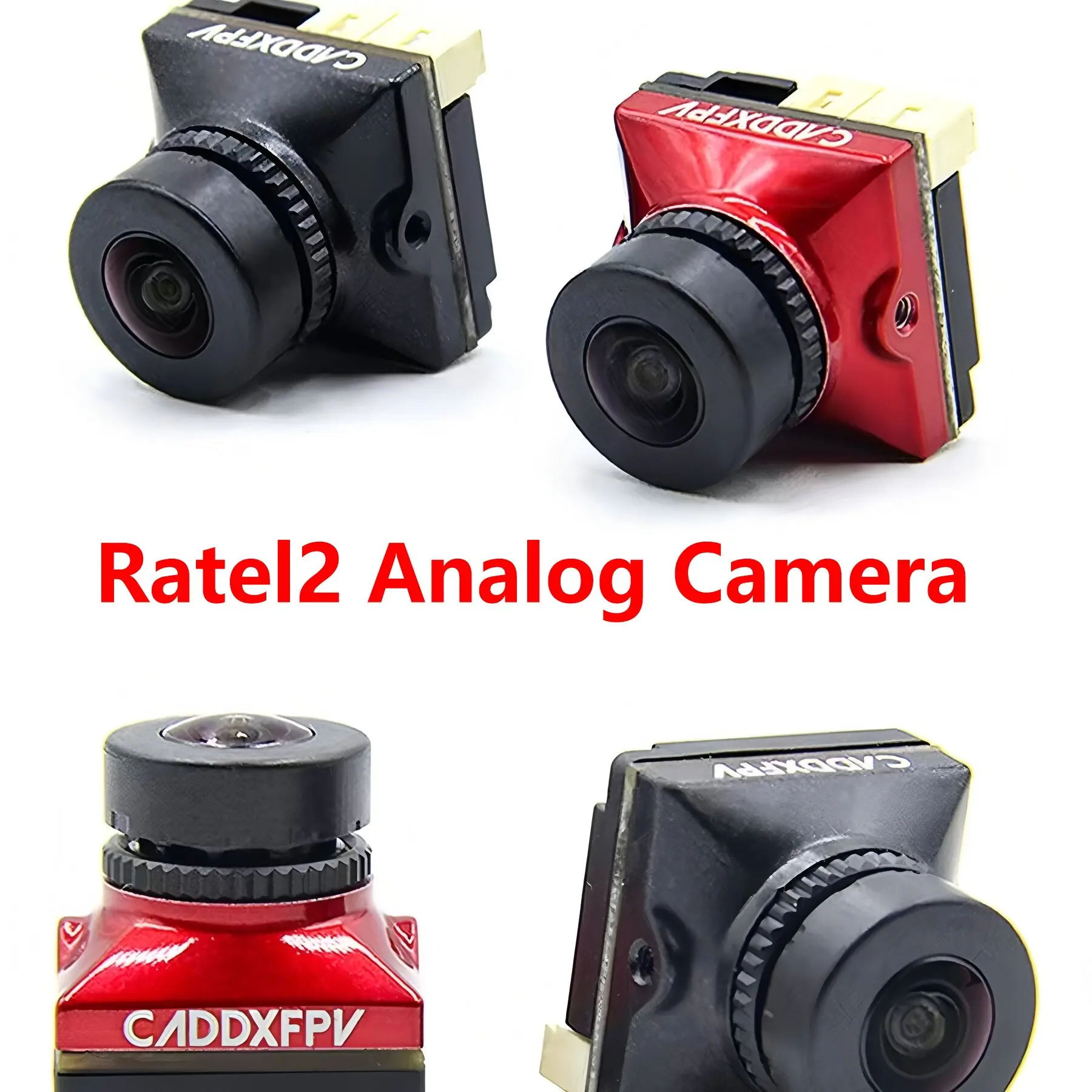 

2 шт. Caddx Ratel 2 V2 FPV камера Ratel2 объектив 2,1 мм 16:9/4:3 NTSC/PAL переключаемый 19*19 мм Super WDR для гоночного дрона FPV