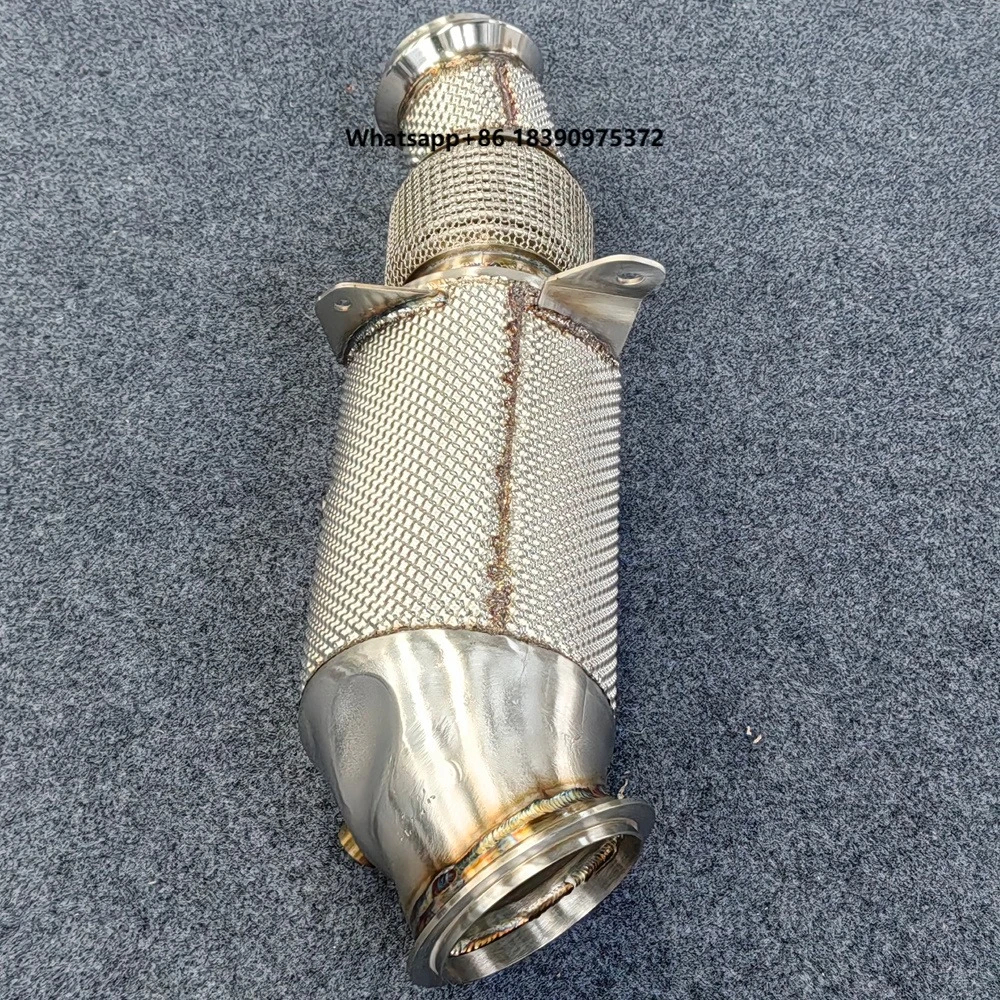 Factory OEM MM Downpipe for N55 F10/F07/F18/F15/F16 535i/535gt/535li/X5/X6 SS304 Exhaust System Catted