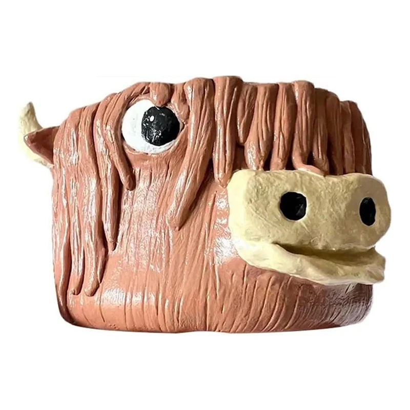 

NEW_Вязание крючком миски для миски для хранения пряжи в форме коровы