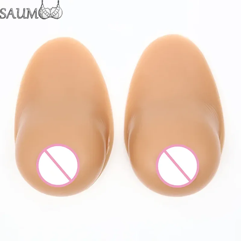 Drop-shaped Silicone Artificial False Breast Shemale Pseudo Female Cosplay Transvestite Emulates Realistic Fake Boobs Crossdress