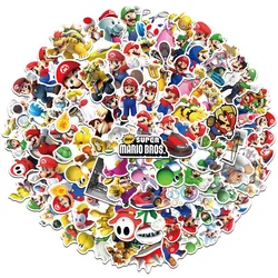 10/30/50/100pcs Super Mario Bros Cartoon Stickers Anime Graffiti Kids Decals Toy DIY Phone Laptop Skateboard Waterproof Sticker