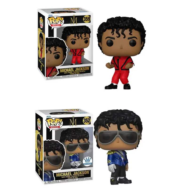 FUNKO POP Michael Jackson 352 #   359 #   Figura de Vinilo de 10 cm, Muñeco Coleccionable de PVC, Juguetes para Niños, Regalo de Cumpleaños