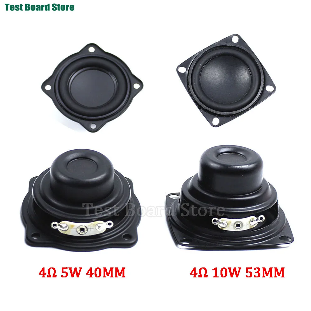 

1Piece 4 Ohm 10W 53MM 4R 5W 40mm Portable Full Range Speaker Loudspeaker DIY Bluetooth Speaker For JBL Charger 3 Home Amplifier