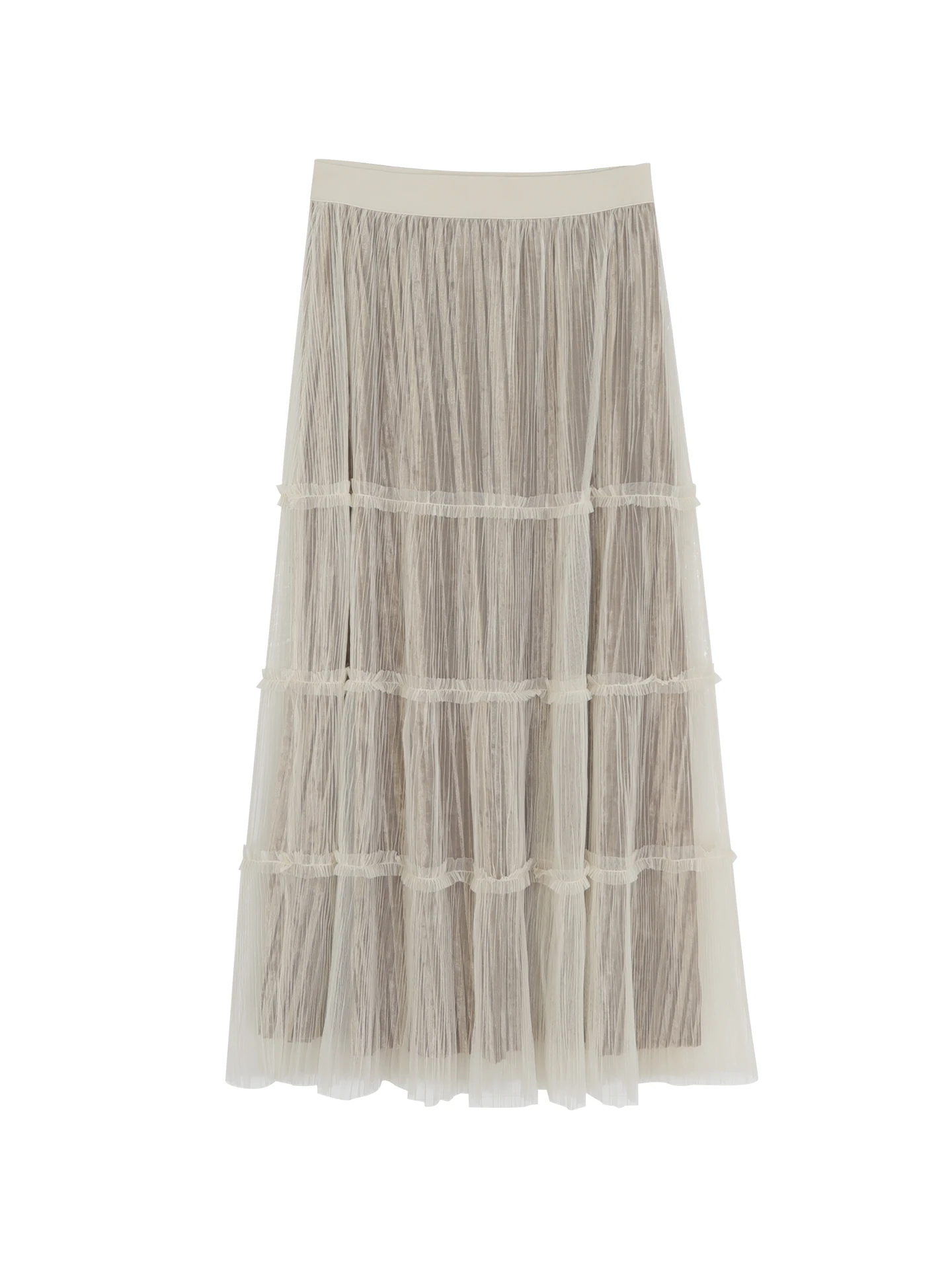 กระโปรงทรงเอไลน์สีแดงสำหรับผู้หญิง รุ่นใหม่ปี 2025 กระโปรงทรงเค้กยาวทรงเข้ารูปเอวต่ำ ผลิตจากเส้นใยโพลีเอสเตอร์ สไตล์ลำลอง