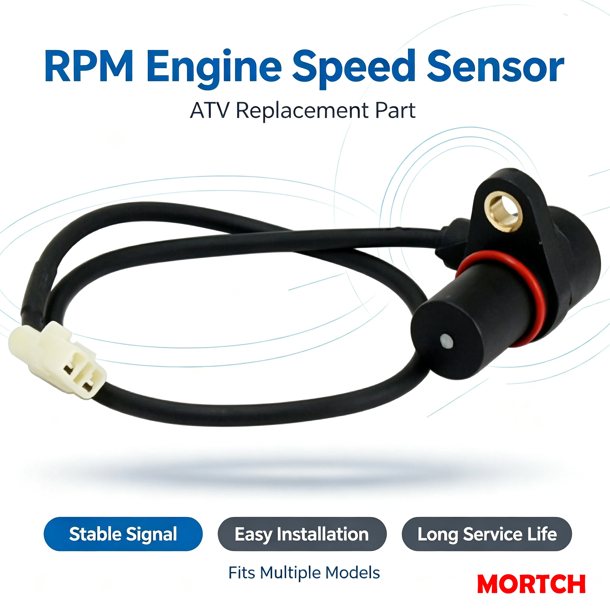 Engine RPM Crankshaft Speed Sensor OEM 0800-014100 Replacement Parts Compatible With CFMoto CForce UForce ZForce 450 550 600 Z5