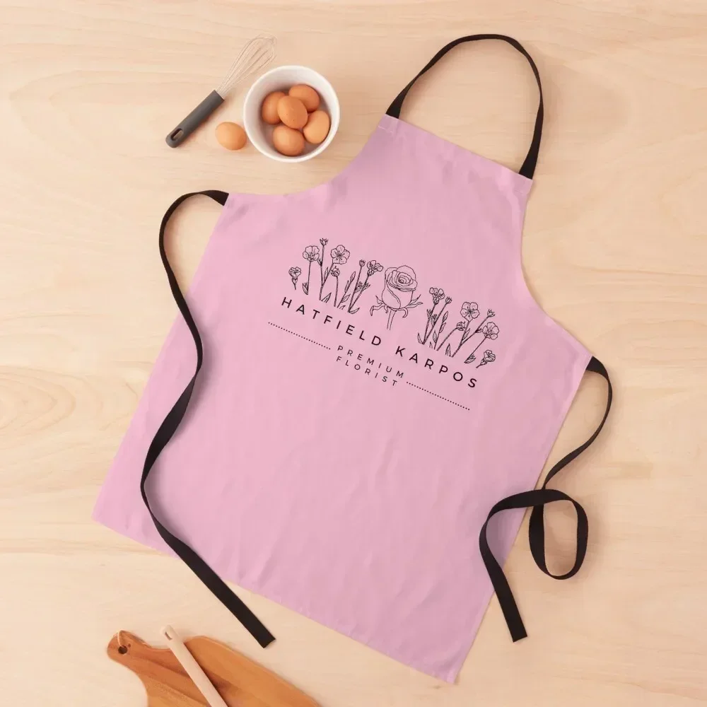 

Hatfield Karpos Shop Logo Apron Kitchenware men's barbecue Kitchen accessories For Women Apron