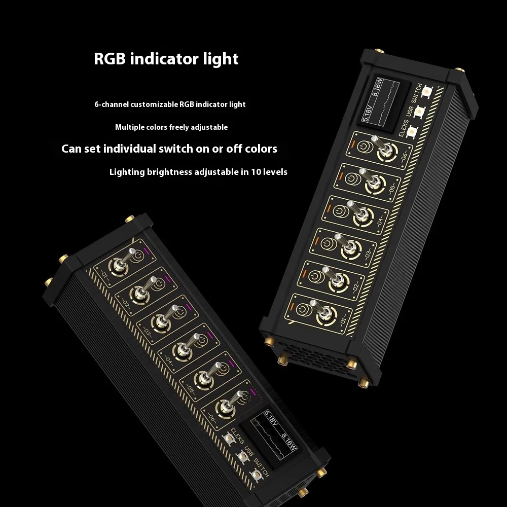 Bloque de interruptor USB, interruptor de botón de Control independiente, ajuste de mesa chapado en oro Retro, sensación de ceremonia