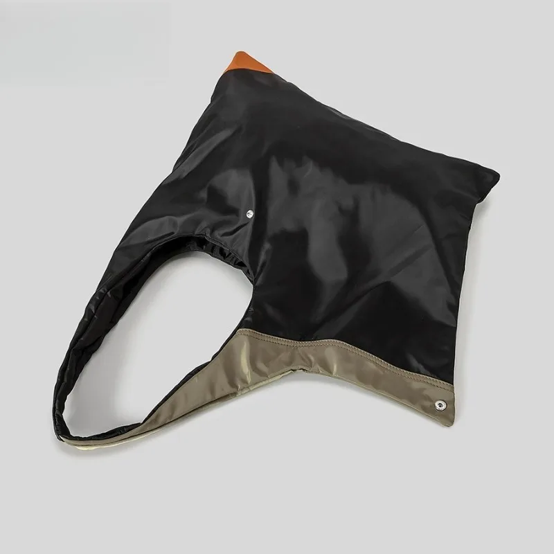 Trendy Women's Bag Large Capacity Nylon Triangle Shoulder bag Contrasting Color Splicing Armpit Bags Designer Luxury Handbags 가방