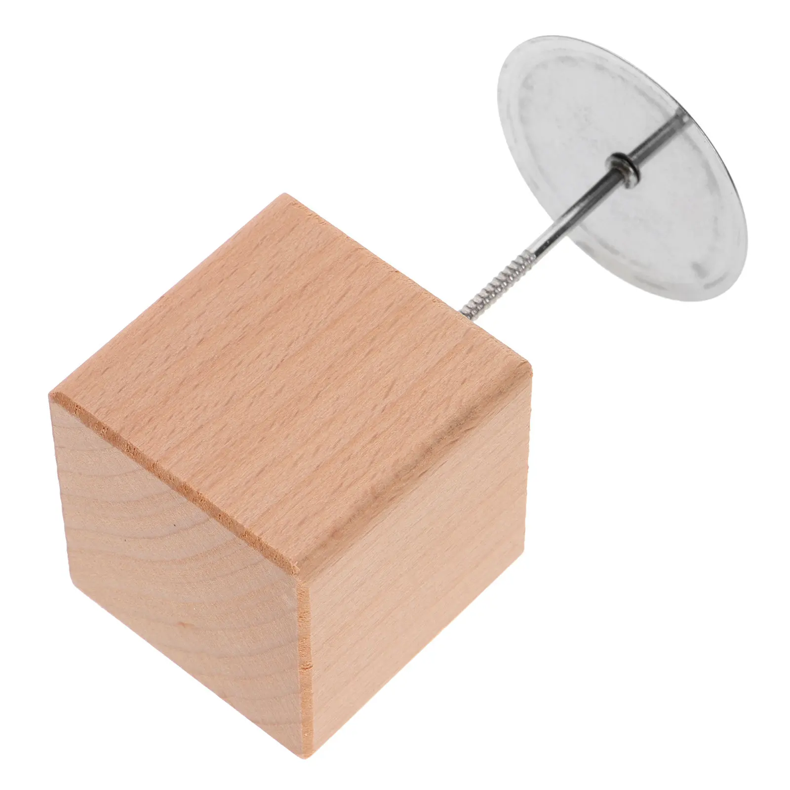 Wooden Flower Nail Holder Polished Smooth No Burrs Baking Flower Placement Table for Pattern Testing Shape Display Baking
