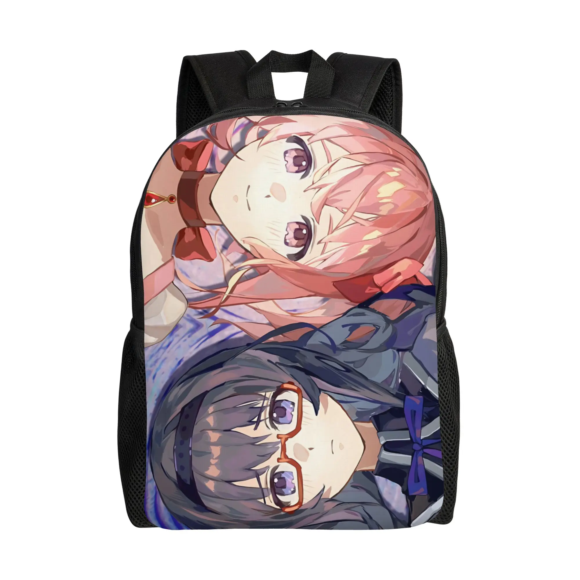 1Piece Backpack Heads New School Year Daypack Office Work  Puella Magi Madoka Magica Birthday Gift New Term Starts
