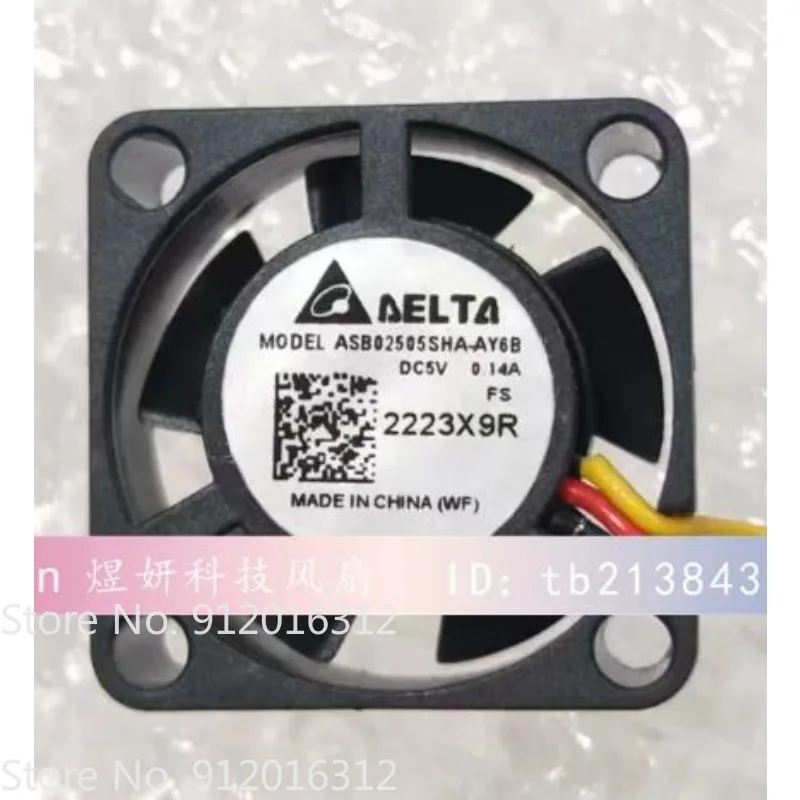

Вентилятор охлаждения ASB02505SHA-AY6B DC 5V 0.14A 2510 25x25x10 мм