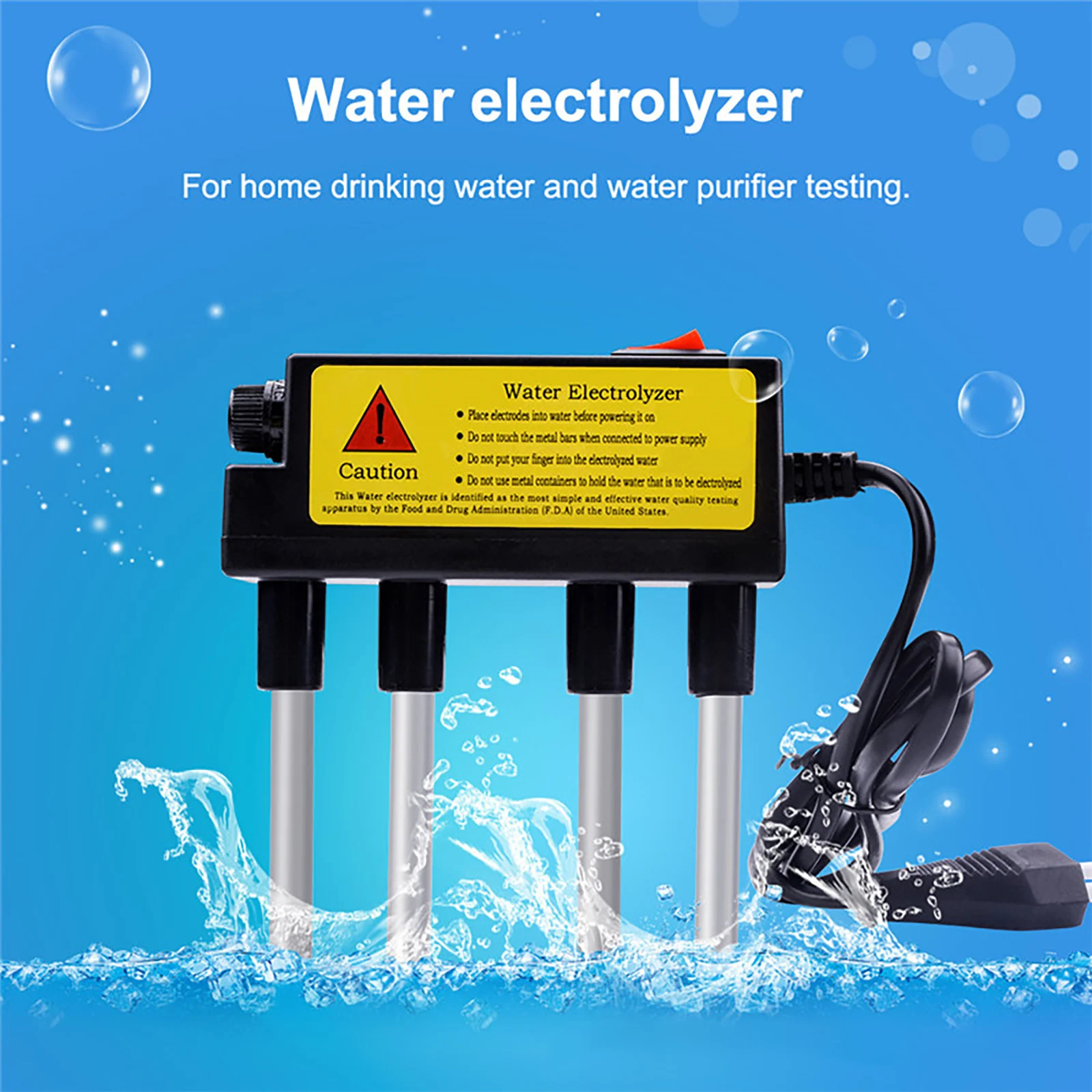 Water Quality Tester Drinking Water Purity Tester Household Electrolyzer Tester Water Purity Level Home