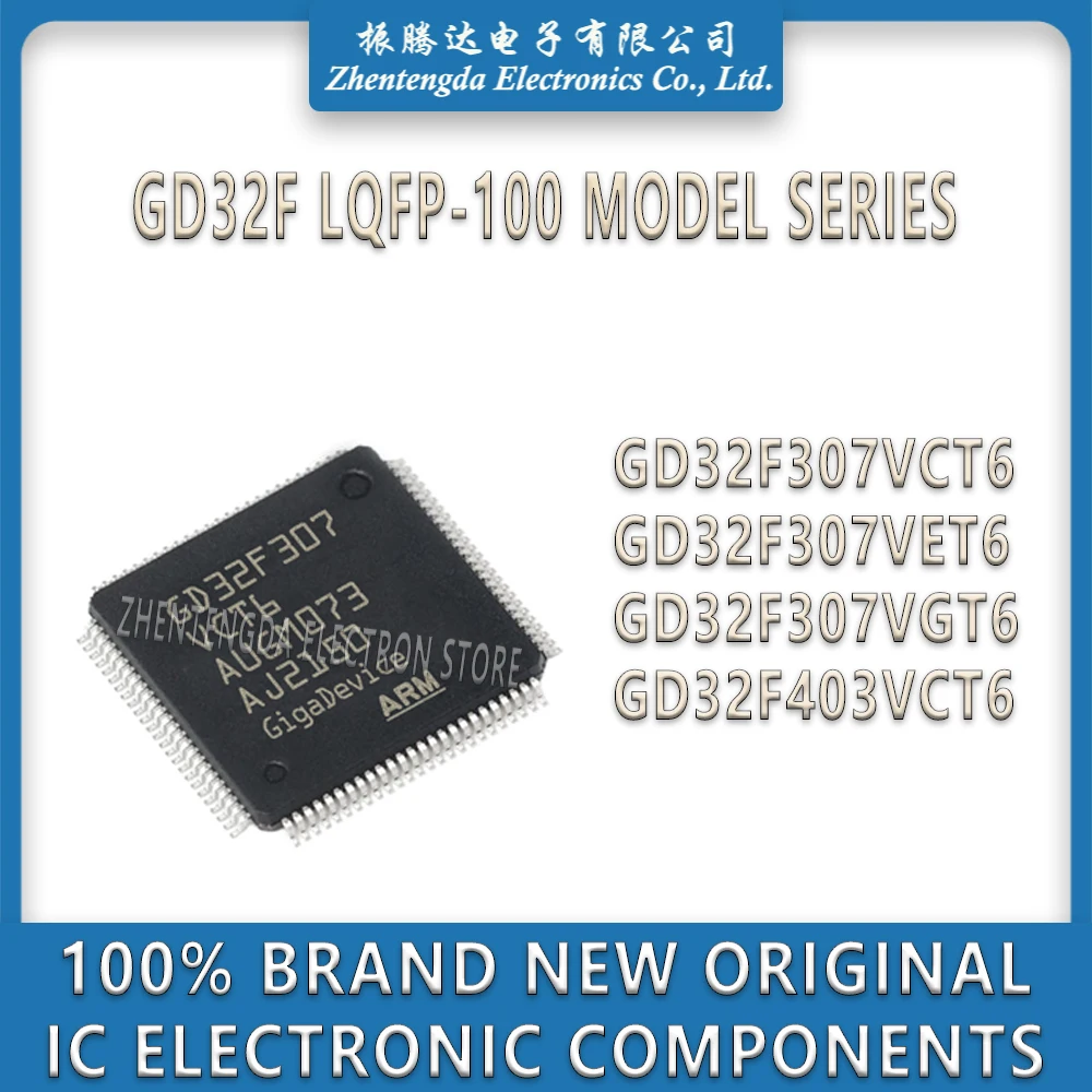 

GD32F307VCT6 GD32F307VET6 GD32F307VGT6 GD32F403VCT6 GD32F307 GD32F403 IC MCU Chip LQFP-100