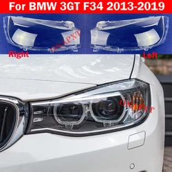 Auto Light Caps For BMW 3 Series GT 3GT F34 2013-2019 320i 328i 335i Car Headlight Cover Lampshade Lamp Case Glass Lens Shell