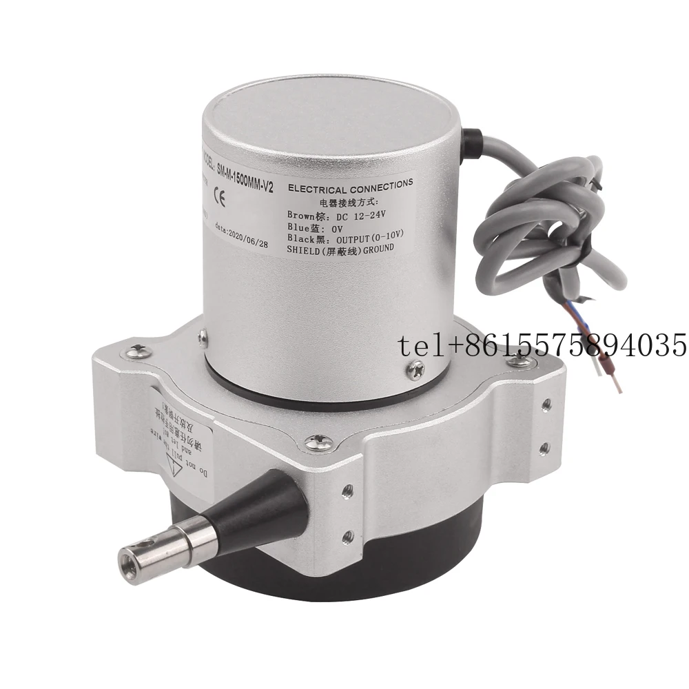 2026 MIRAN SM-M-1500MM-V2 Draw Wire Displacement Sensor Stainless Steel Wire Rope Sensor Pull Rode Potentiometer