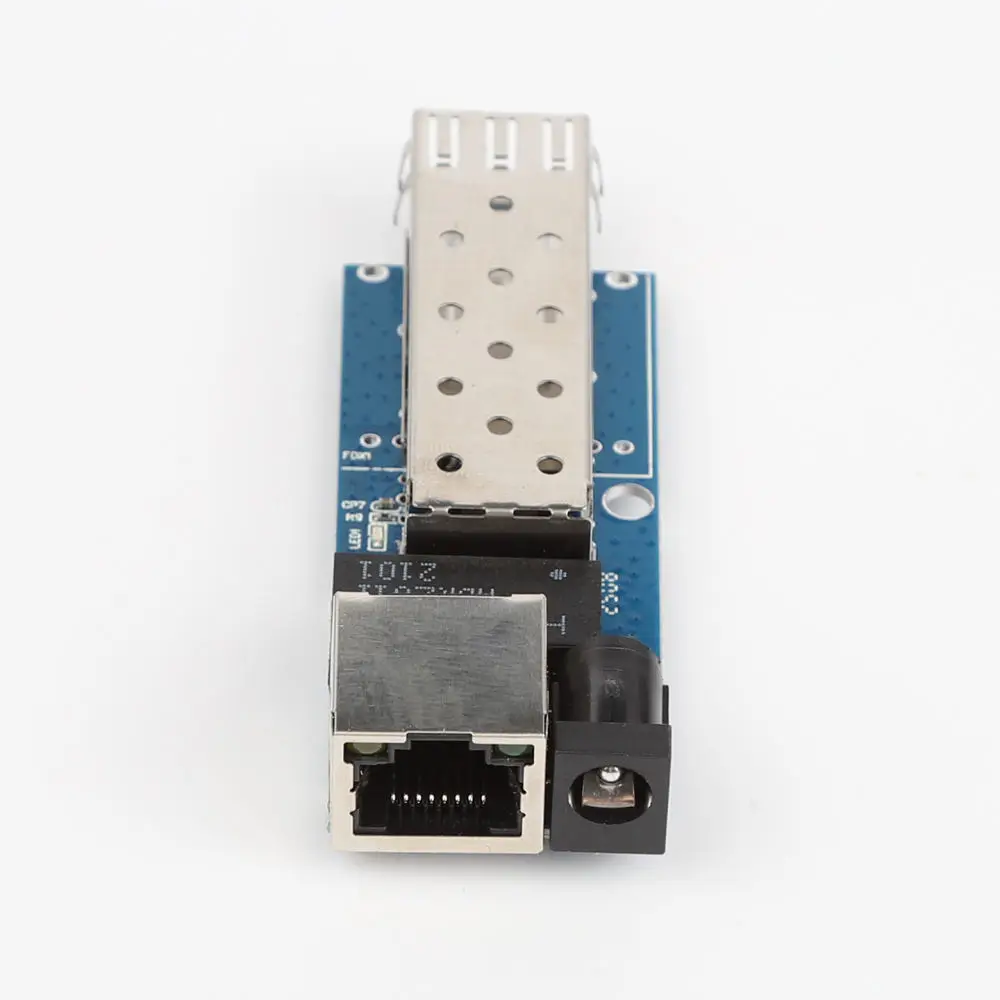 High Speed SFP Gigabit Transceiver PCBA Board 1.25G Fiber Optic Network Media Converter Module Compatible LC SC Connectors