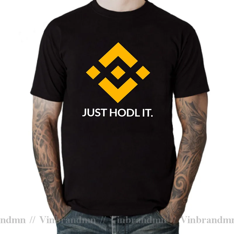 Binance BNB Coin Crypto Hodl T-Shirt Binance Coin Cryptocurrency Miners Original T Shirt Men Clothes New Design Oversized tshirt