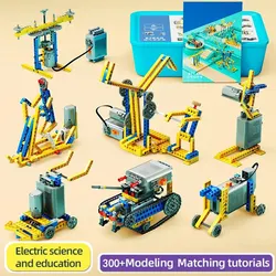 Controlled Robotics Kit,Programmable,Educational Toys Set with 606pcs Video Courses,STEM Building Blocks,Robot for Boys Girls