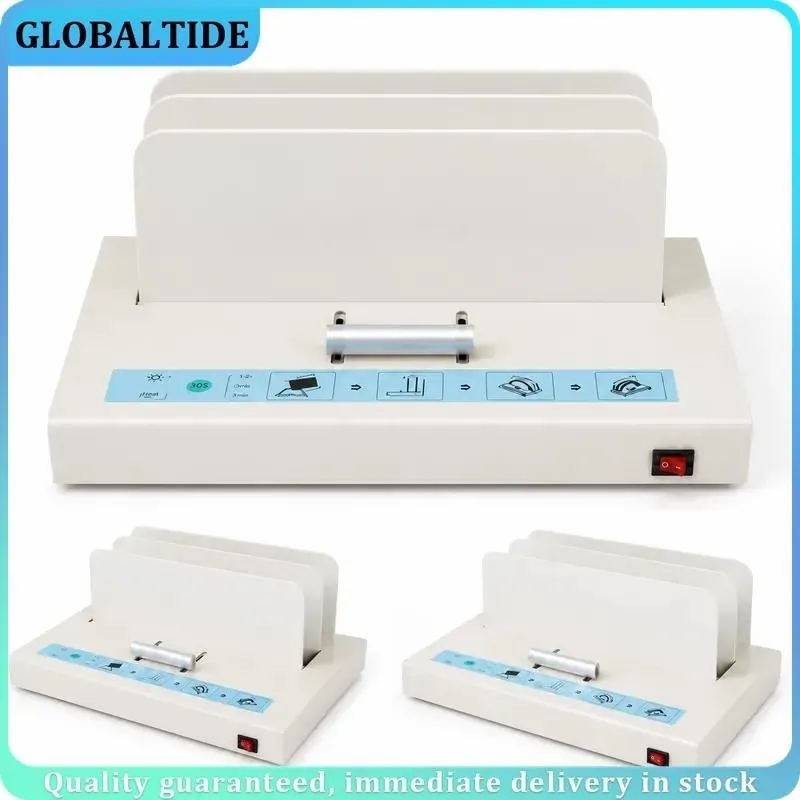 Automatic Electric Hot Melt Glue Binding Machine A3 A4 Thermal Binder for Office 500 Sheets High Density Paper Bookbinding