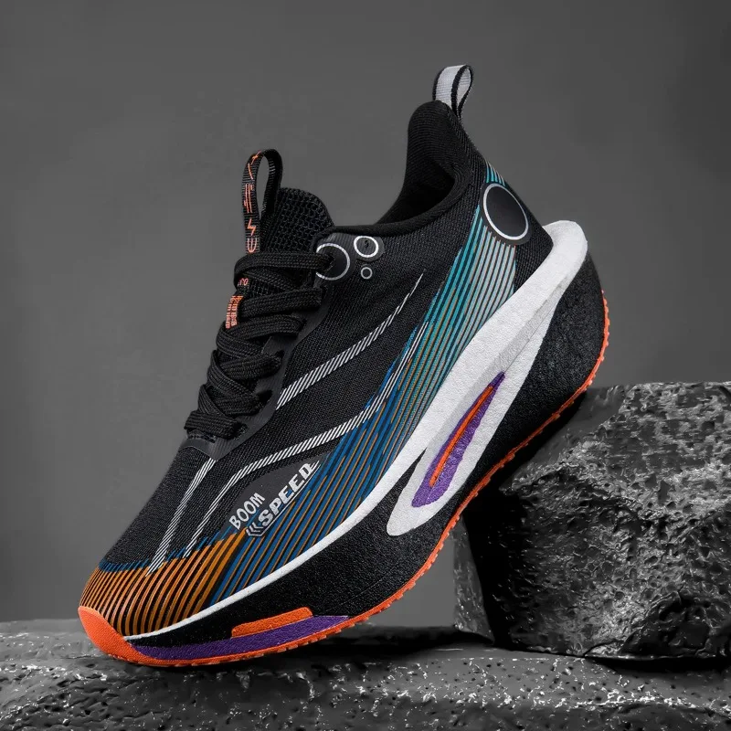 

Carbon Plate Running Shoes Men Women Professional Marathon Racing Sneakers Breathable Lightweight Road running Training Shoes