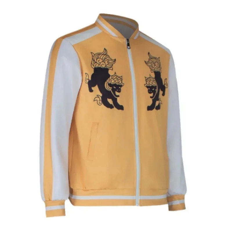 Anime quebra-vento jou togame winbre cosplay traje adulto jaqueta zip up casaco shishitoren uniforme escolar estilo casual casaco cos
