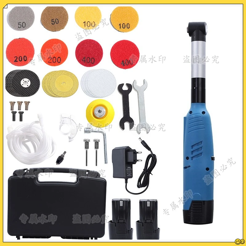 

90 degree rechargeable lithium battery elbow electric grinder high power wireless grinding sewing machine polishing machine