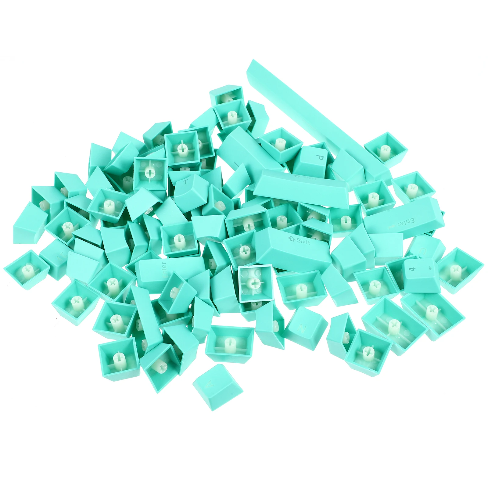 

1 set Keyboard Caps Mechanical Keycaps Replacement Key Decorative Keycap For Pc Computer Keyboard Strong Durable Clear