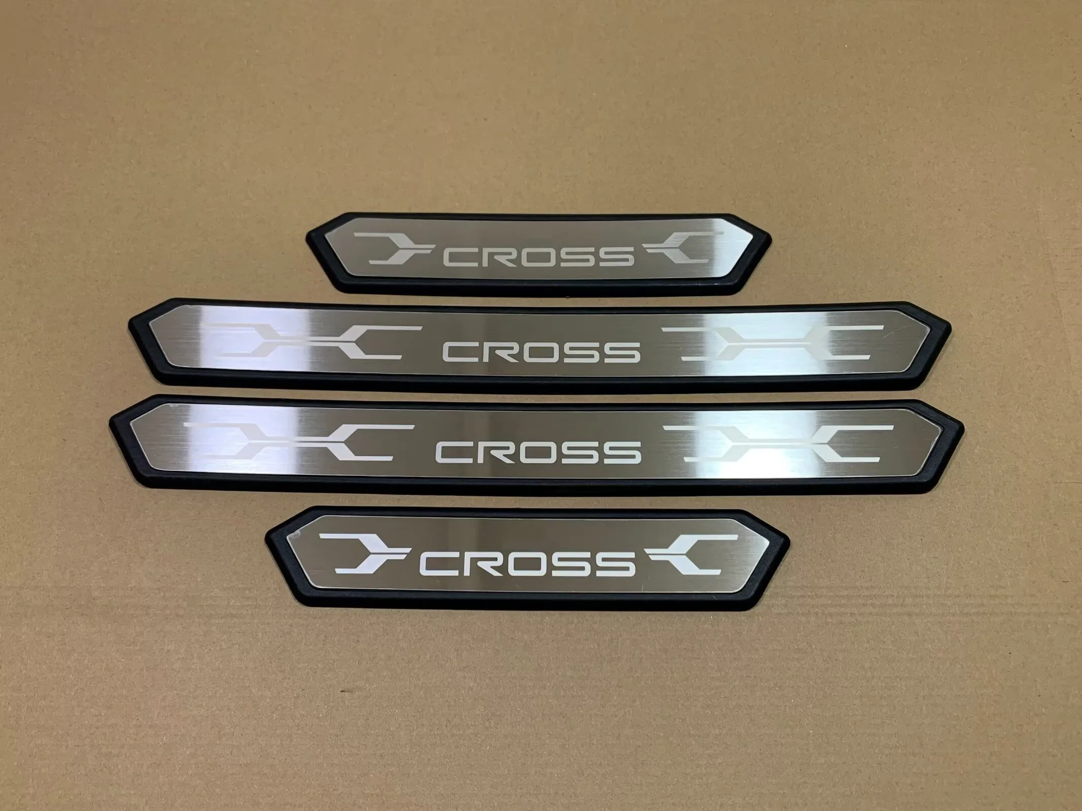 For Toyota Yaris Cross 2021 2022 2023 2024 Stainless Door Sill Protector Pedal Scuff Plate Cover Trims Car Styling Accessories