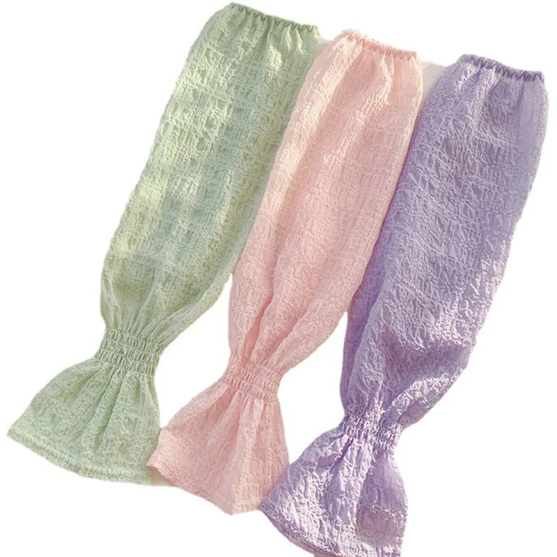 

Sunscreen Sleeves, Ice Sleeves, Summer Chiffon Sunscreen Sleeves, UV Resistant, Breathable Ice Silk Sunscreen Sleeves, Loose Fit