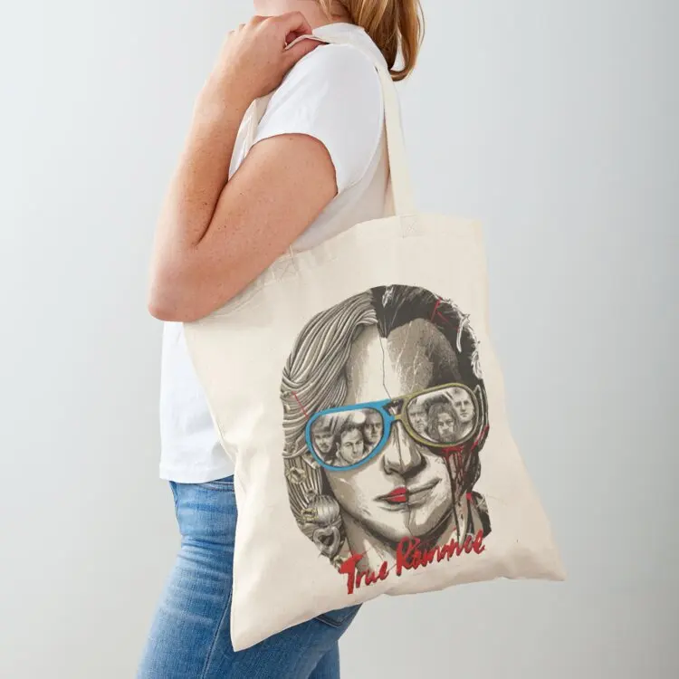 

True Romance Tote Bag Women's shopper bag large size bags canvas tote bag Canvas