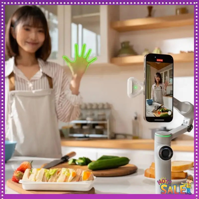 AA87 ハンドヘルドジンバル Flow 2Pro AI トラッカー視覚認識 Insta360 アクセサリー