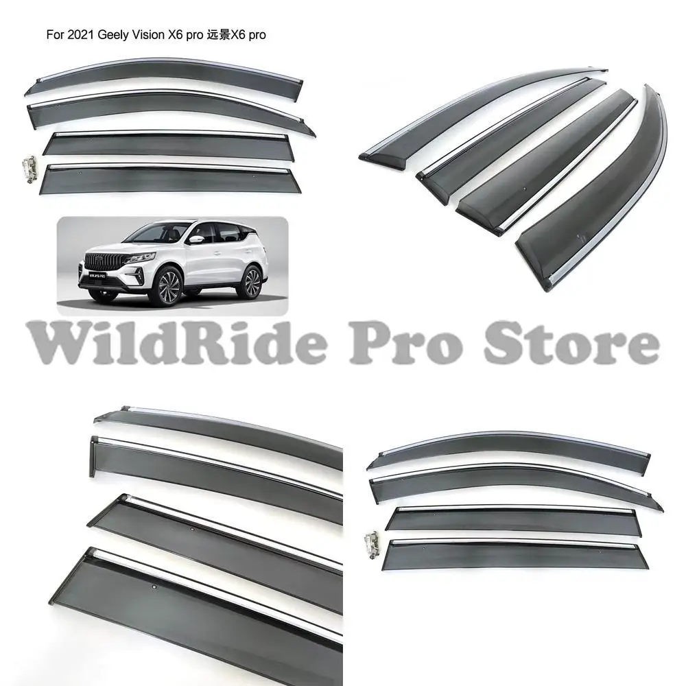

1 set rain visors for Geely Vision X6 PRO SUV compatible with Geely Vision X6 rain guards window deflectors
