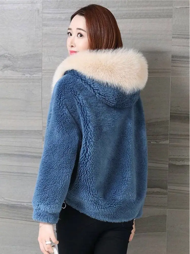 Imitation Fox Plush Jacket 2024 Women Faux Fur Coat Winter Fashion Casual Jacket Women Short Women's Clothing Winter Coat