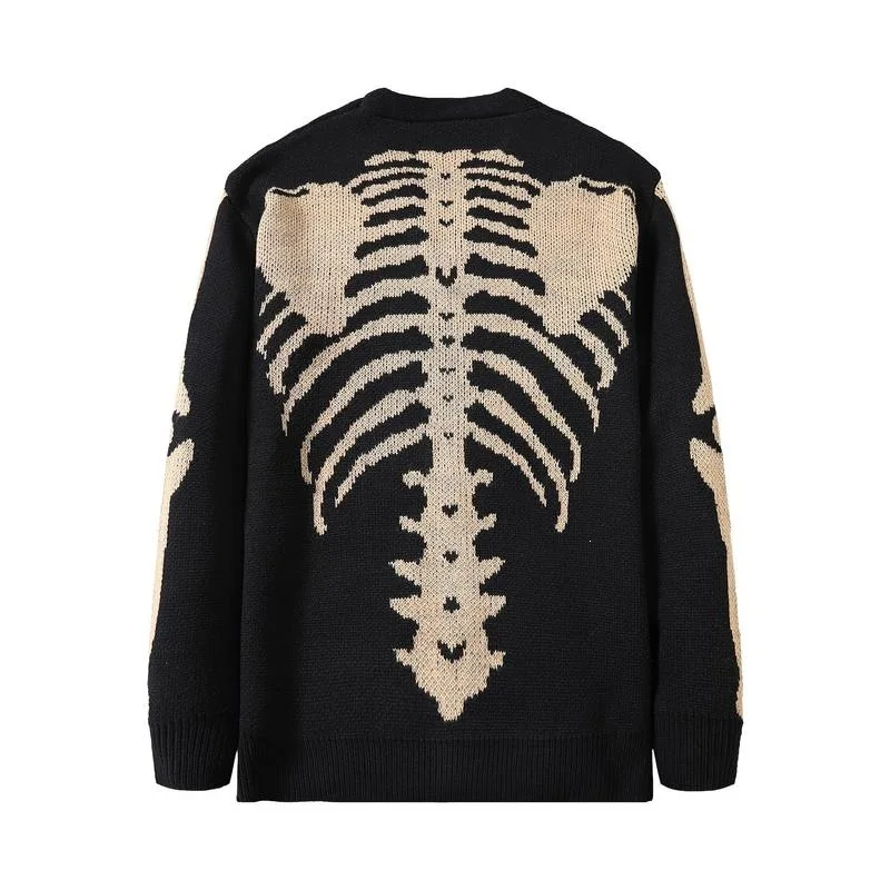 

Halloween Jacquard Knit Cardigan Women's Knitted Open-Shirt Style Sweater Themed Fashion Spring 2026 Online And In-Store Avai...