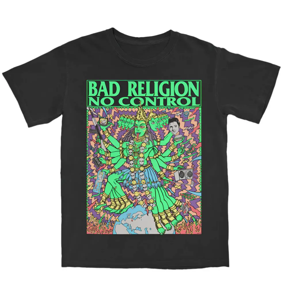 1980 Bad Religion Band PUNK Hardcore Casual T-Shirt Luxusmarken-Oberteil für Herren und Damen – Detail 7