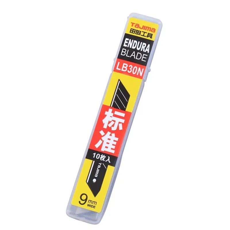 TAJIMA LB30N 10-Piece 9mm SK2 Steel Utility Knife Blades - Sharp, Durable Replacements for Cutting, Crafting, DIY Projects view 4