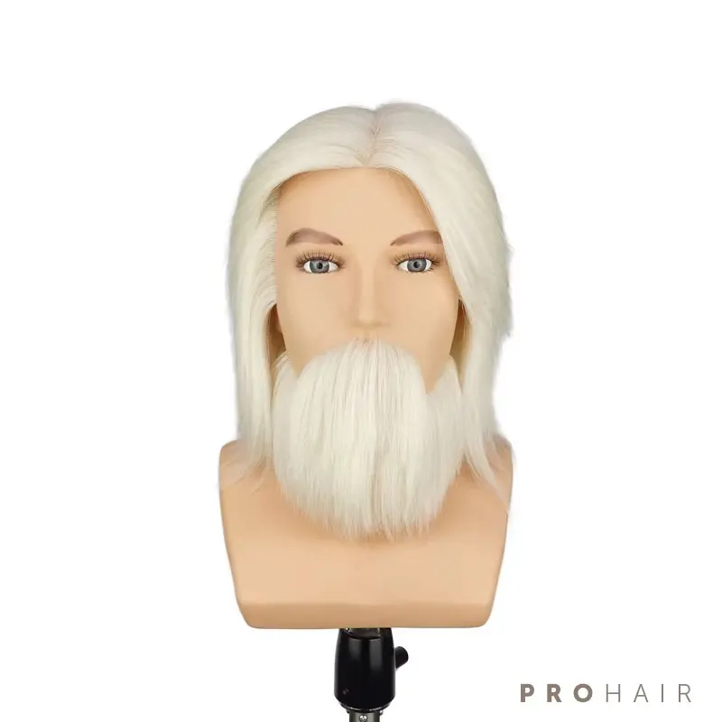 

Mannequin-Head With Shoulders Mannequin 18CM 100% White Goat Hair Doll Head Wig Head For Styling