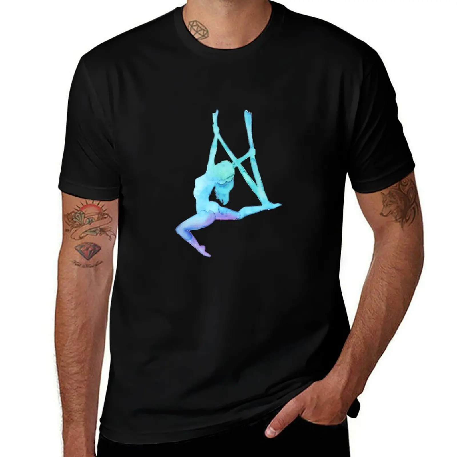 Aerial Girl - antigravity yoga T-Shirt Holiday All Match T-Shirt