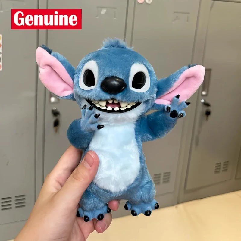 ตุ๊กตาสติทช์ของแท้จากดิสนีย์ ขนาด 16 ซม. ตุ๊กตาสติทช์แบบกระเป๋าเป้ ของเล่นตุ๊กตาผ้าสำหรับเด็ก น่ารัก เหมาะเป็นของขวัญคริสต์มาส