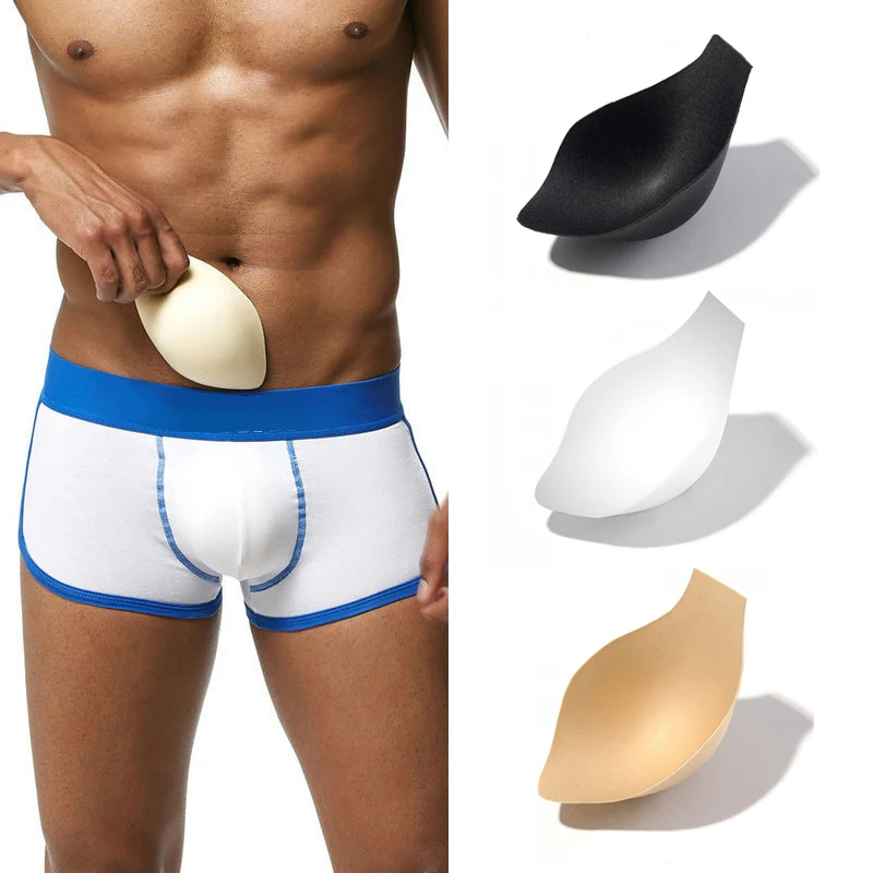 3D Men's Underwear Pad Swimsuit Protective Pouch Pad For Swimming Briefs Inside Front Sponge Pad