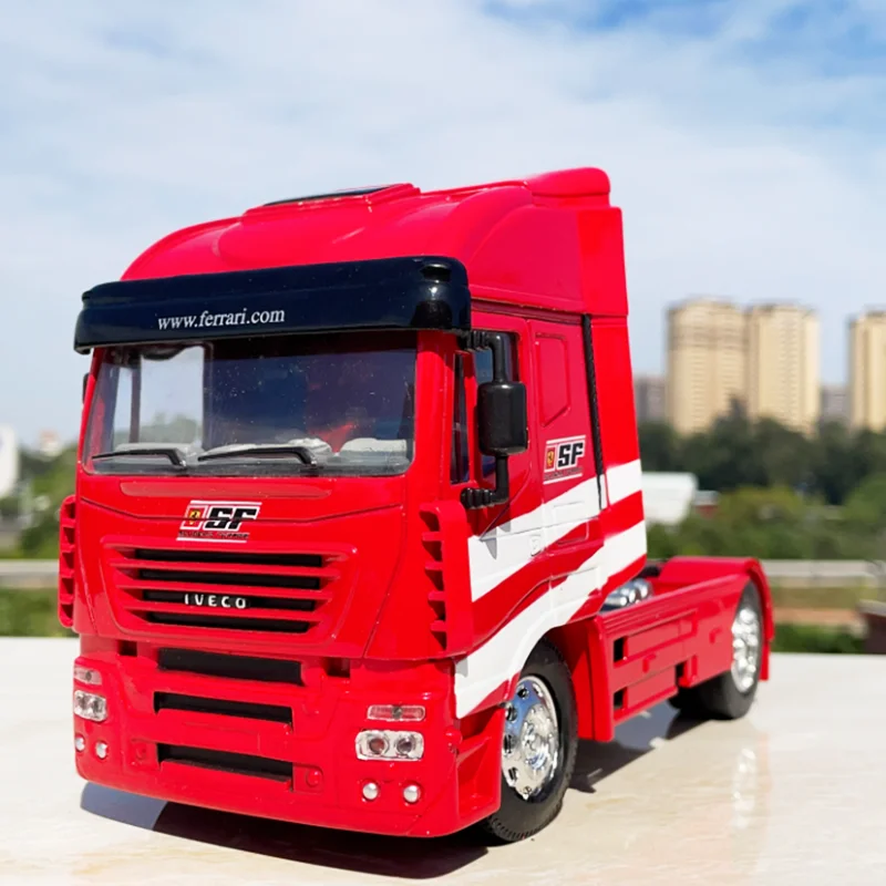 

Diecast 1:32 Scale Alloy Tractor Head Heavy Truck Model Finished Product Simulation Toy Collection Gift Static Display Bulk