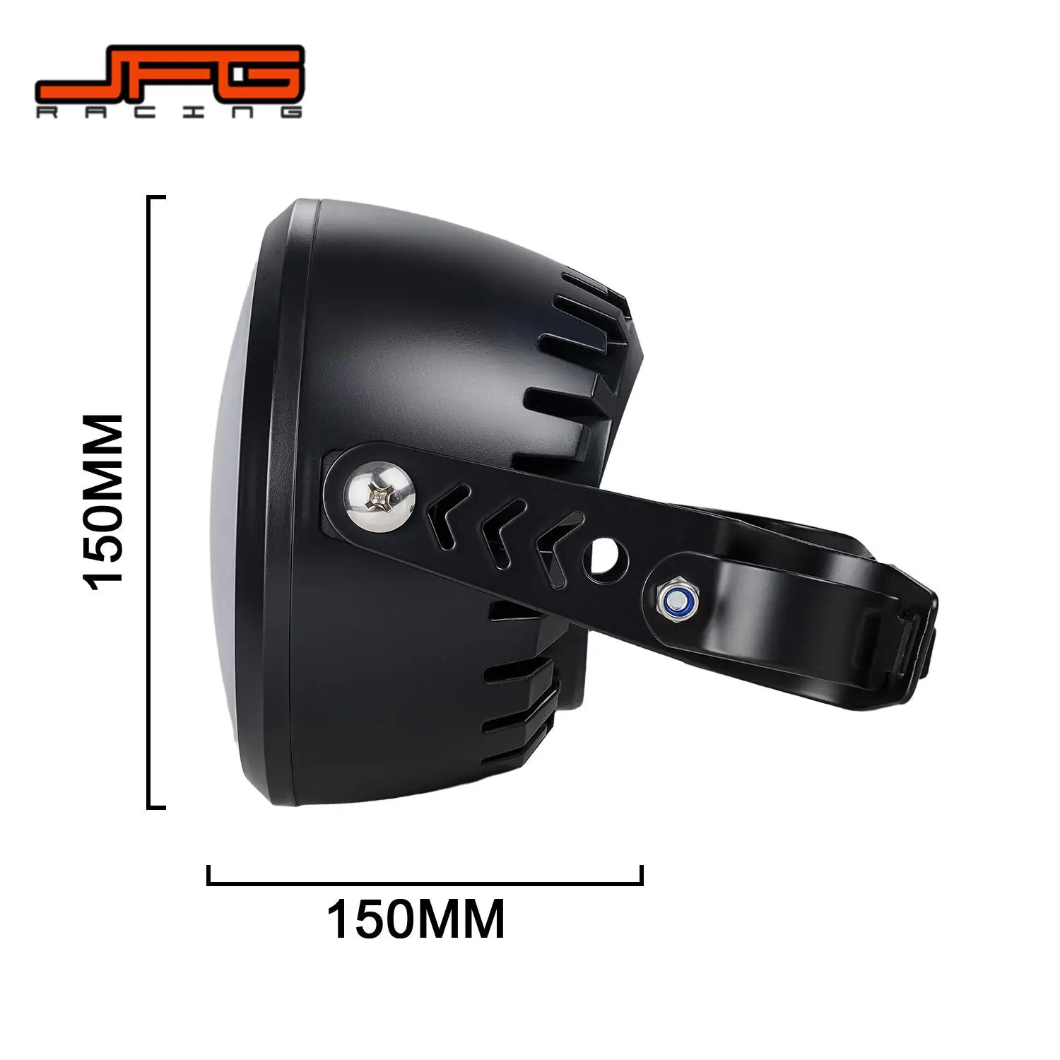 Motorcycles For Ridstar Q20 LED Headlight Comes with a Built-in Horn Electric Dirt Pit Bike E-bikes Parts Bright Illumination