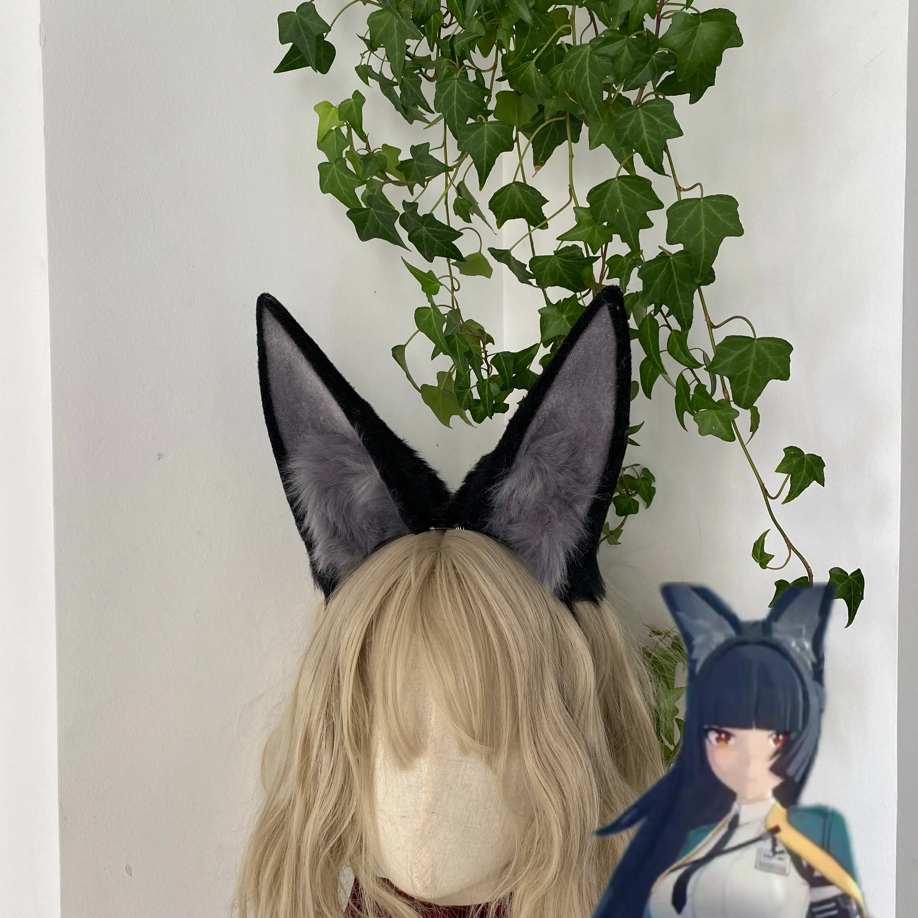 

Zenless Zone Zero Hoshimi Miyabi Headband Cosplay Ears Hairpin Headwear Halloween Party Game Costumes Hair Accessories