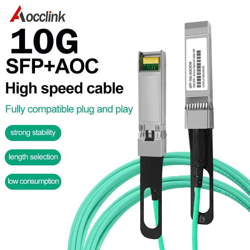 

10G-AOC cables sfp+ to sfp+ OM3 1/ 3/5/20m LSZH Twanix Cable for Mikrotik ethernet switch Active Optical Cable