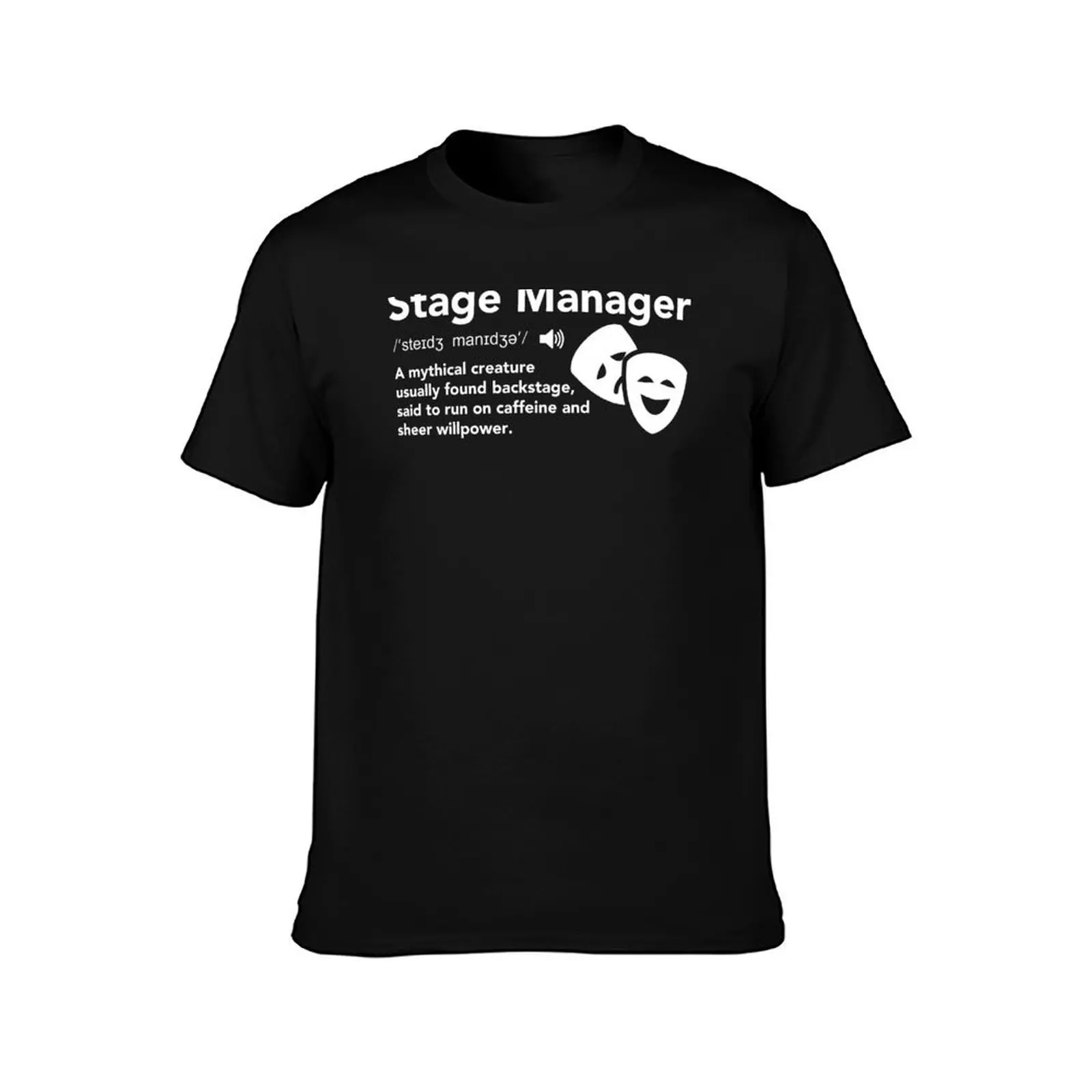 Stage Manager Definition T-Shirt Casual Loose Daily Wear T-Shirt