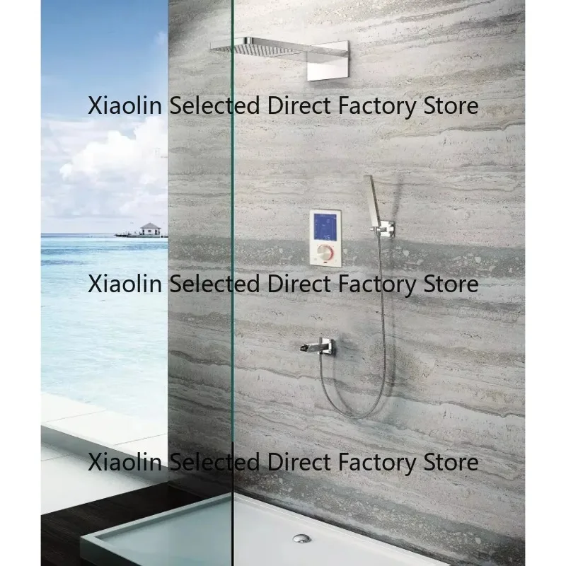 3-way Shower Set Modern Bathroom Bath Rain Shower with WiFi Function