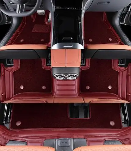 

Custom special car floor mats for Mercedes Benz EQB 350 7 seats 2026-2022 High quality double layers carpets for EQB350 2024