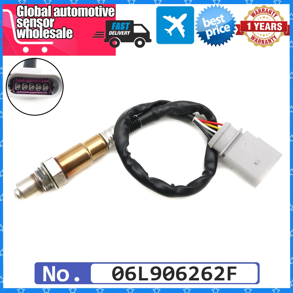 NEW Upstream Air Fuel Ratio Lambda O2 Oxygen Sensor for Audi A4 A5 A6 A7 A8 Q5 1.8L 2.0L 2016-2020 06L906262F 06L906262D