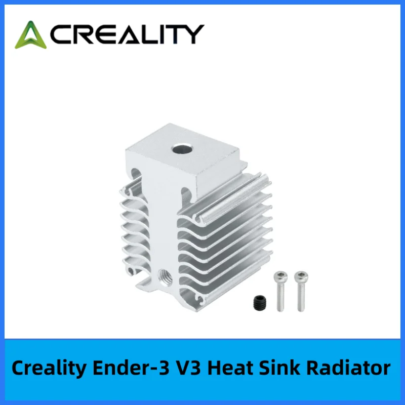 

Creality Genuine Original Ender-3 V3 SE/KE Heat Sink Radiator Silver Aluminum 3D Printer Hot End Radiator Replacement Part